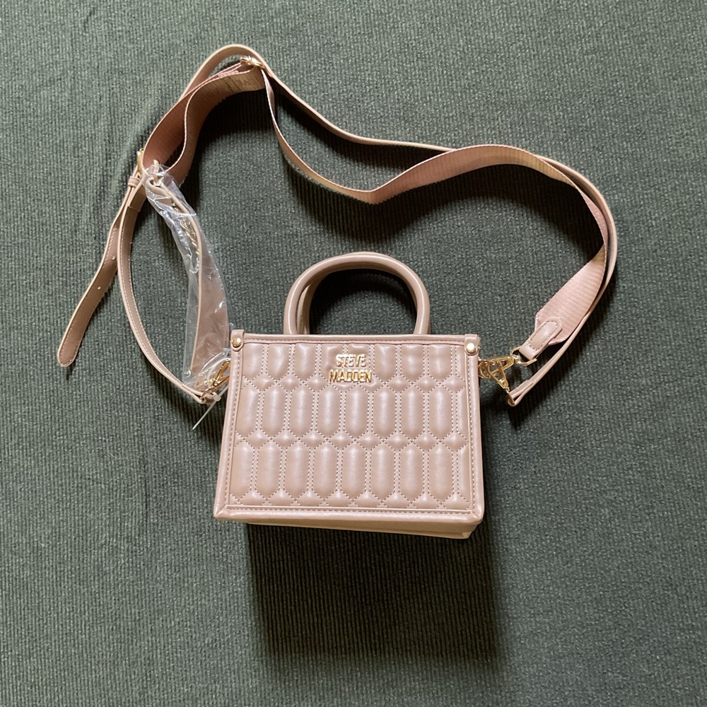 Steve Madden Pink Mini Quilted Bag